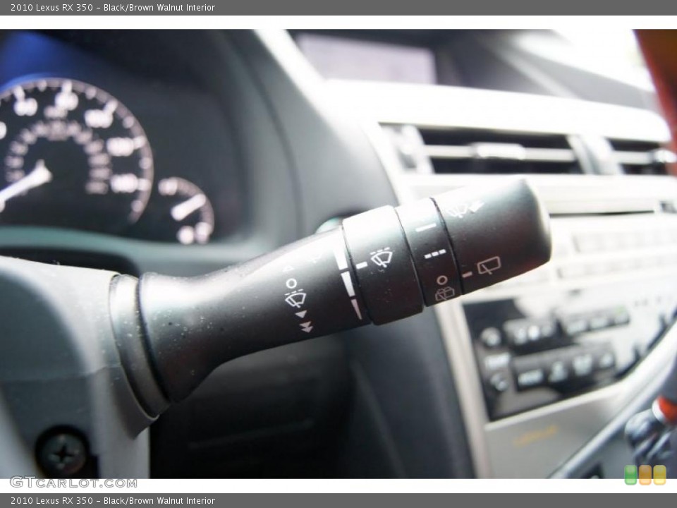 Black/Brown Walnut Interior Controls for the 2010 Lexus RX 350 #47434155