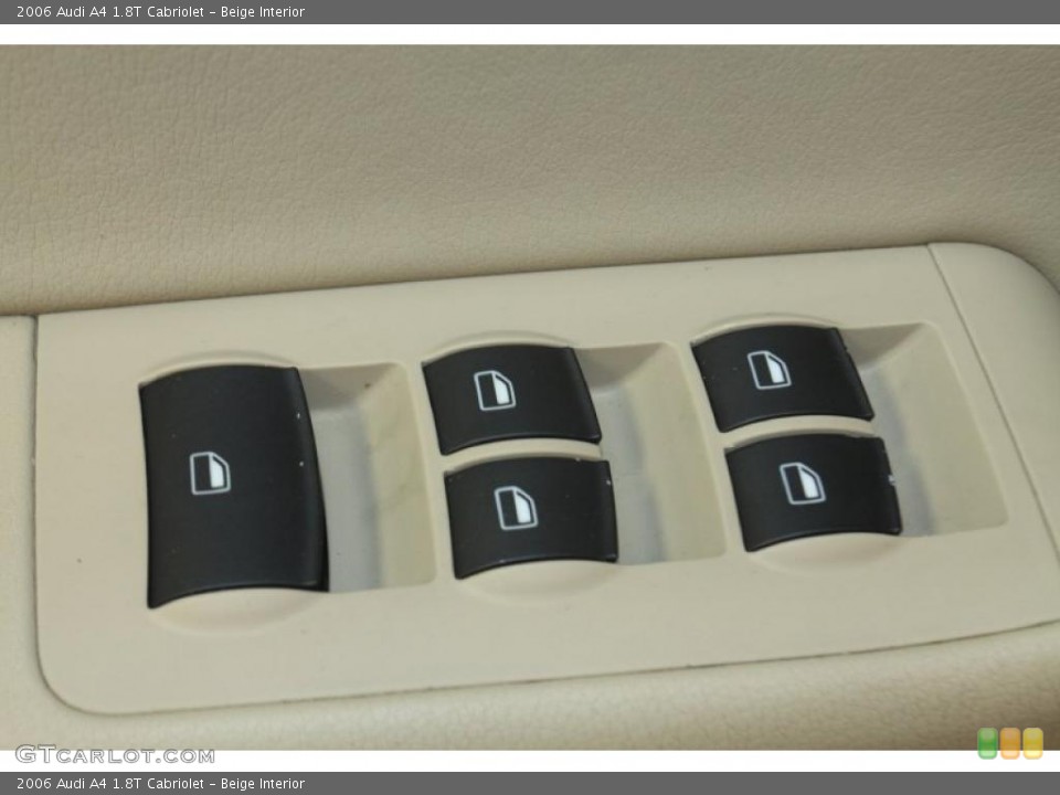 Beige Interior Controls for the 2006 Audi A4 1.8T Cabriolet #47434170