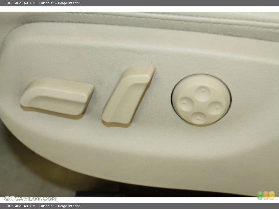 Beige Interior Controls for the 2006 Audi A4 1.8T Cabriolet #47434182