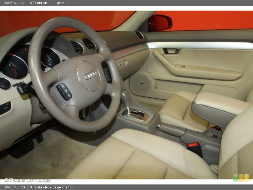 Beige Interior Photo for the 2006 Audi A4 1.8T Cabriolet #47434191