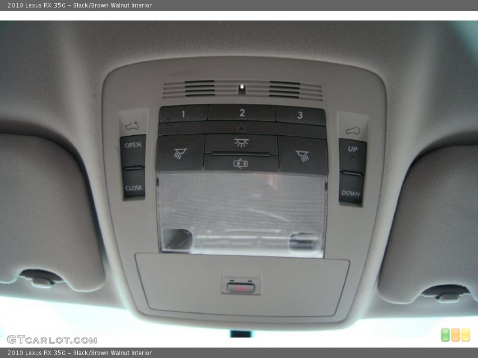 Black/Brown Walnut Interior Controls for the 2010 Lexus RX 350 #47434293