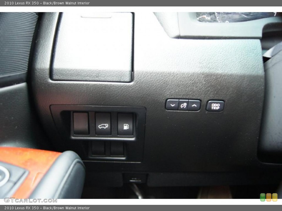 Black/Brown Walnut Interior Controls for the 2010 Lexus RX 350 #47434305
