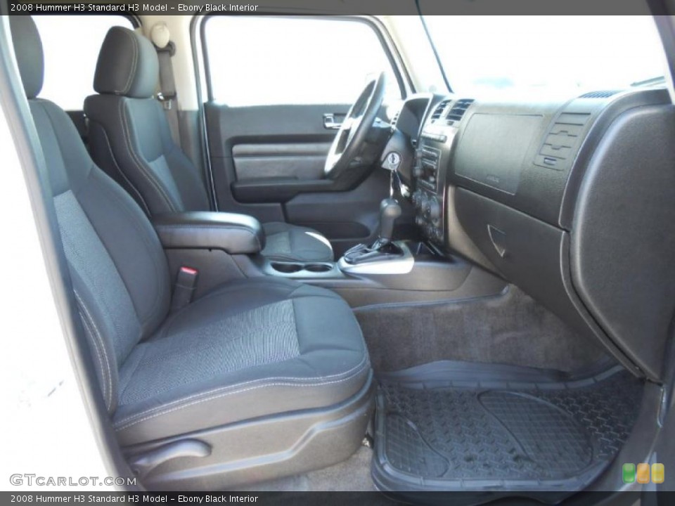 Ebony Black Interior Photo for the 2008 Hummer H3  #47436684