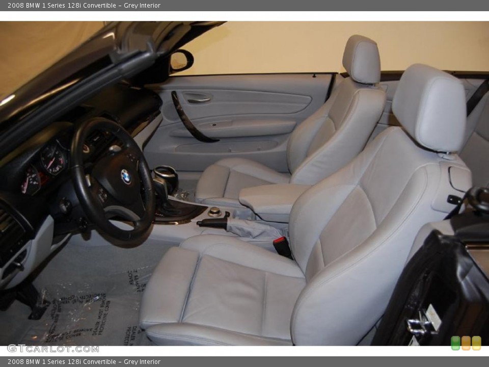 Grey Interior Photo for the 2008 BMW 1 Series 128i Convertible #47437032