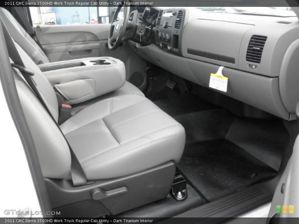Dark Titanium Interior Photo for the 2011 GMC Sierra 3500HD Work Truck Regular Cab Utility #47437407