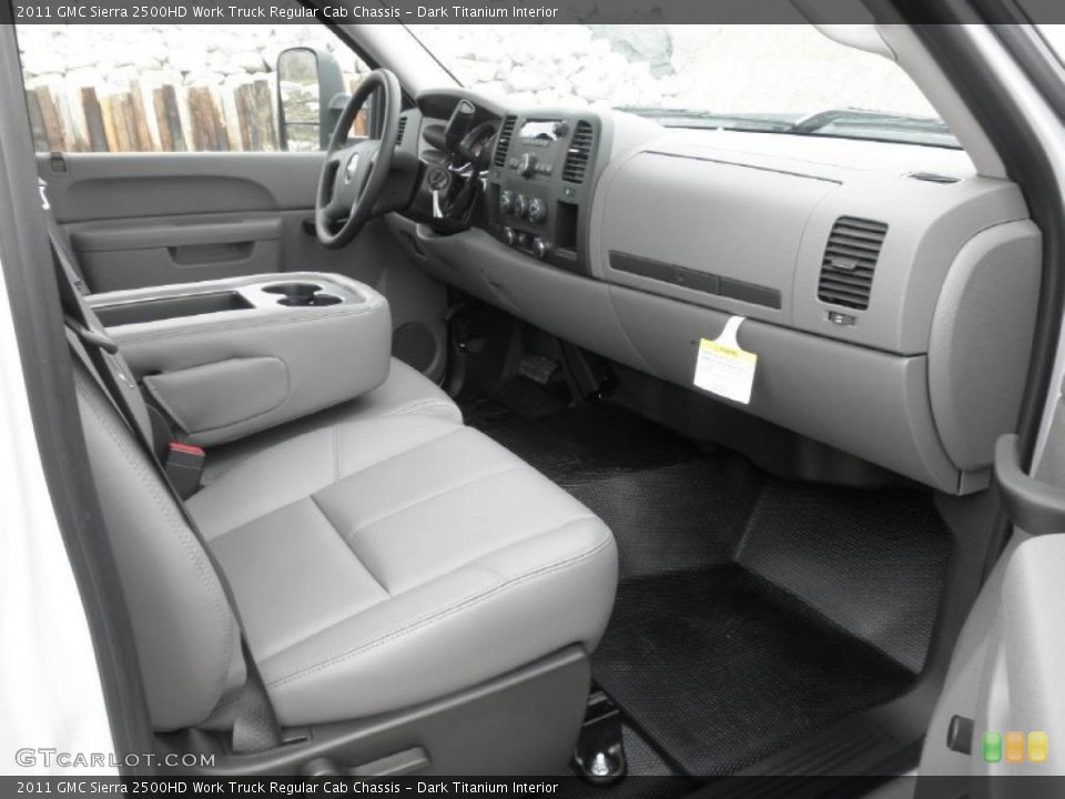Dark Titanium Interior Photo for the 2011 GMC Sierra 2500HD Work Truck Regular Cab Chassis #47437674