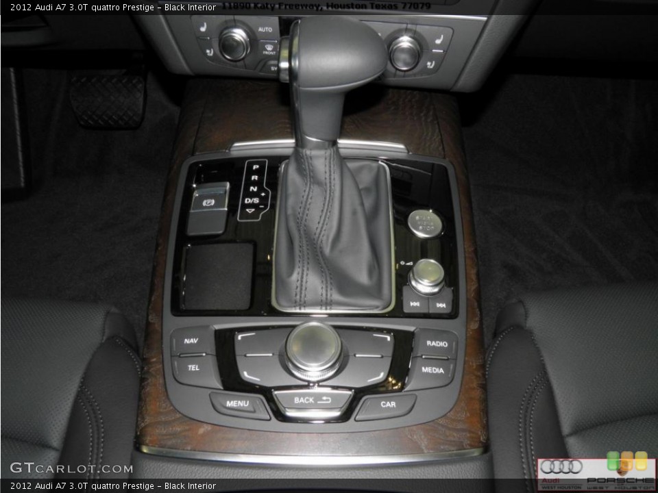 Black Interior Transmission for the 2012 Audi A7 3.0T quattro Prestige #47437698