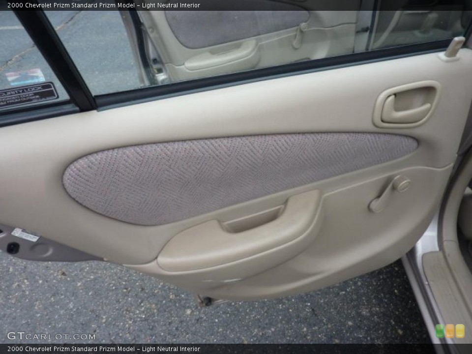 Light Neutral Interior Door Panel for the 2000 Chevrolet Prizm  #47438979