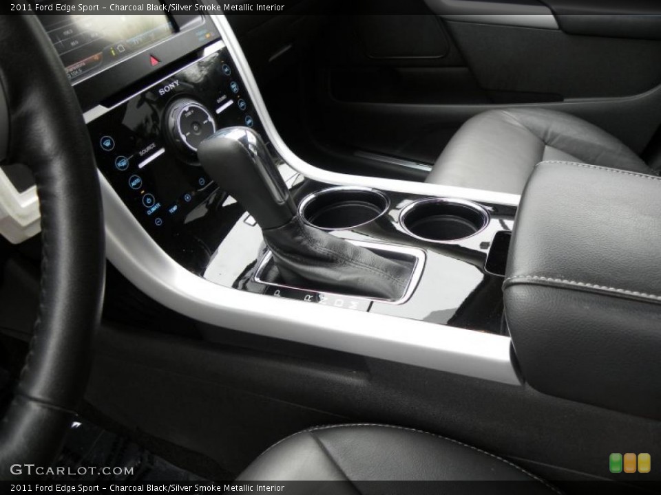 Charcoal Black/Silver Smoke Metallic Interior Transmission for the 2011 Ford Edge Sport #47439660