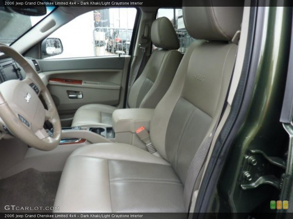 Dark Khaki/Light Graystone Interior Photo for the 2006 Jeep Grand Cherokee Limited 4x4 #47440149