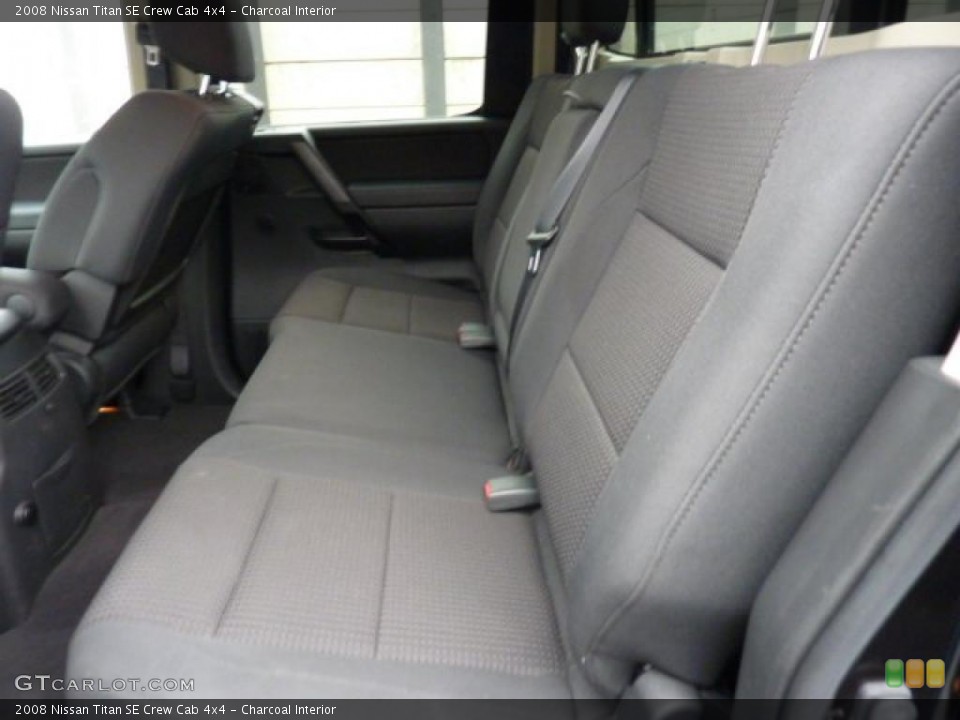 Charcoal Interior Photo for the 2008 Nissan Titan SE Crew Cab 4x4 #47440329