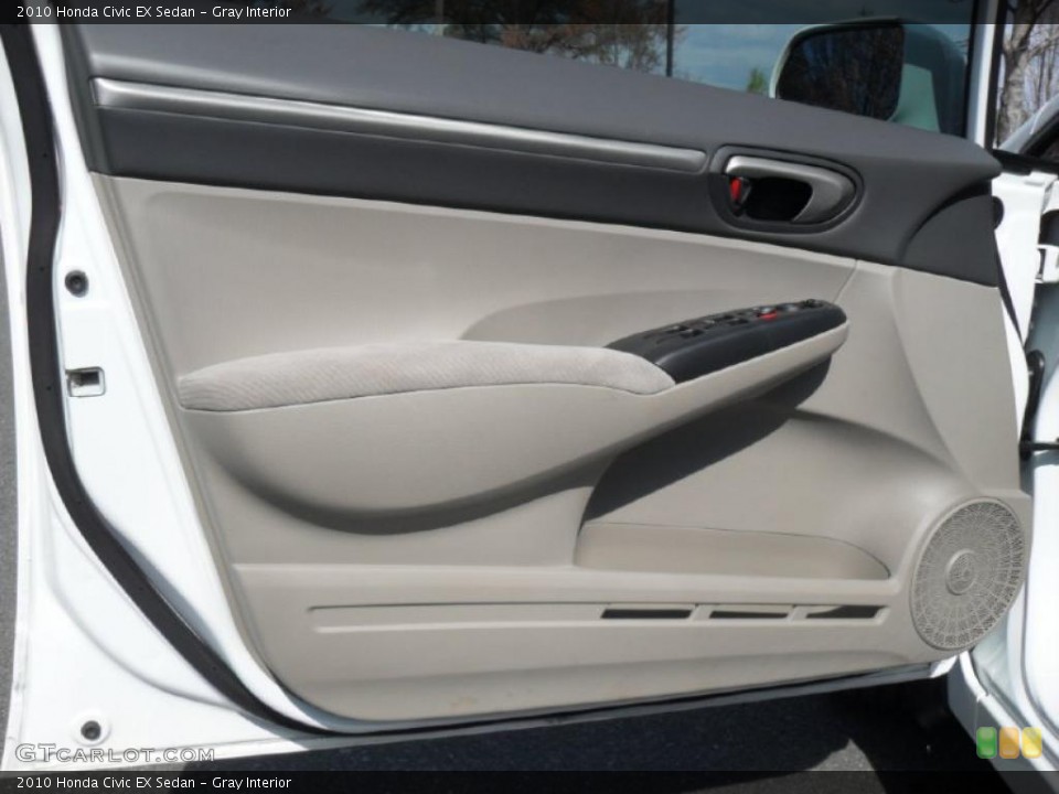 Gray Interior Door Panel for the 2010 Honda Civic EX Sedan #47446732