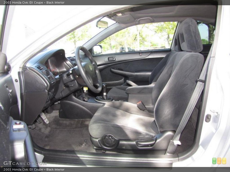 Black Interior Photo for the 2003 Honda Civic EX Coupe #47446993