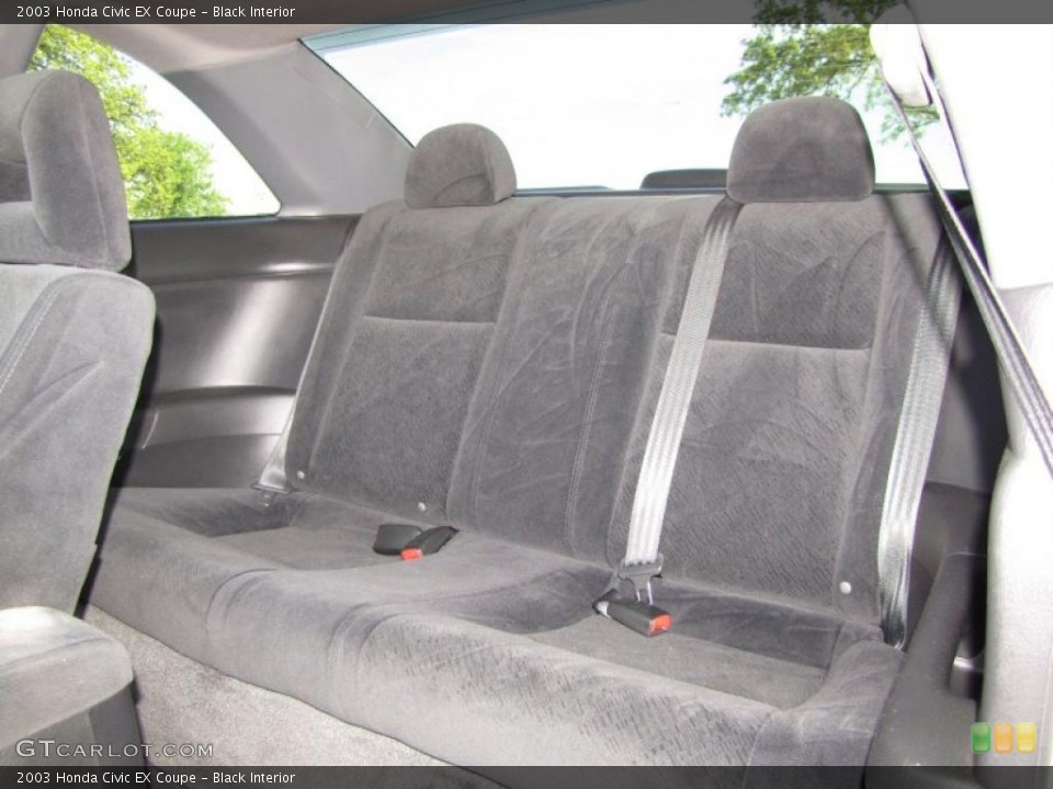 Black Interior Photo for the 2003 Honda Civic EX Coupe #47447044