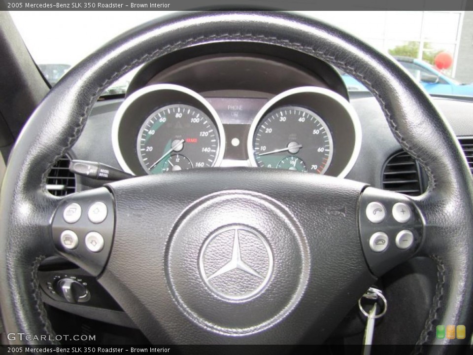 Brown Interior Controls for the 2005 Mercedes-Benz SLK 350 Roadster #47448436