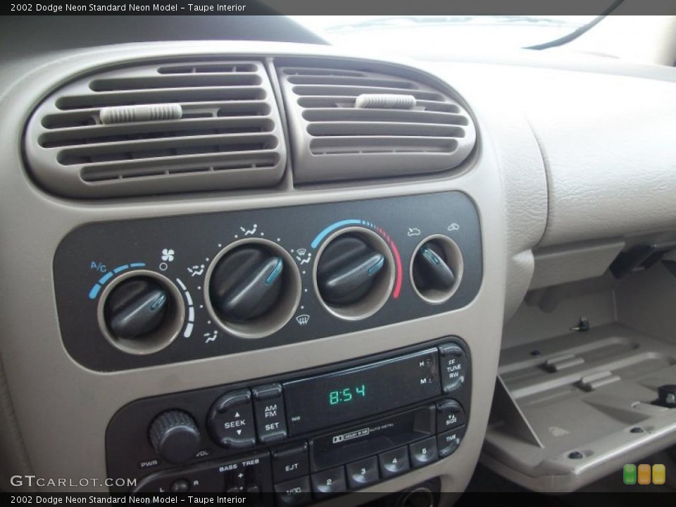 Taupe Interior Controls for the 2002 Dodge Neon  #47448898