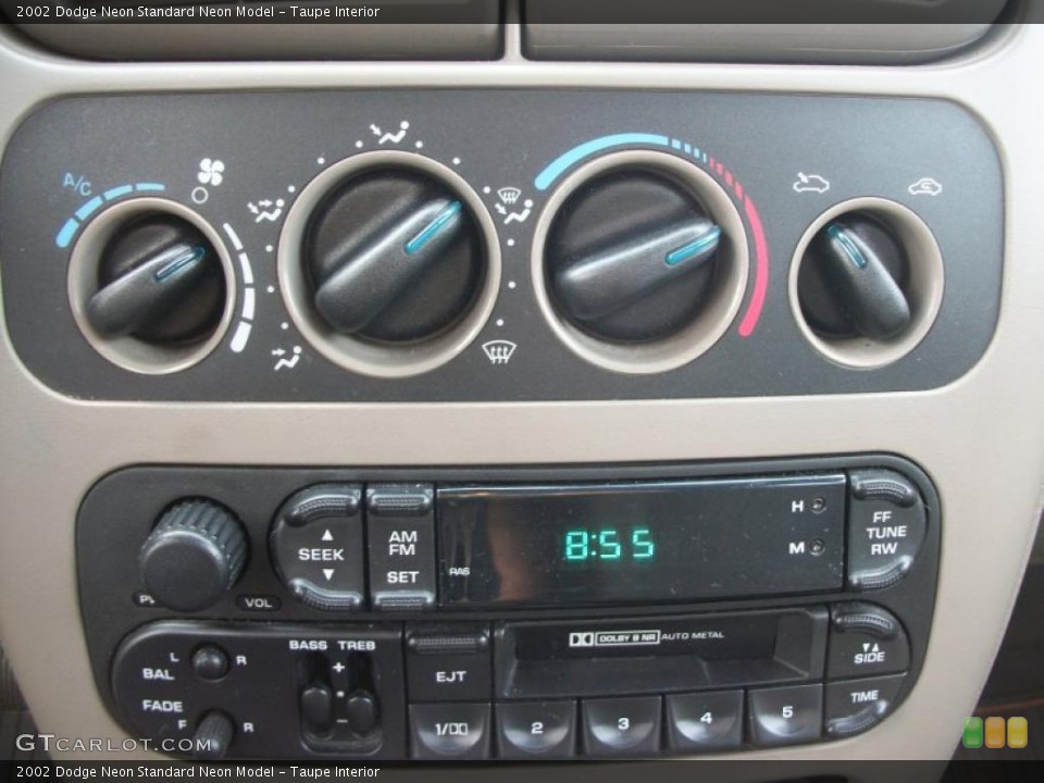 Taupe Interior Controls for the 2002 Dodge Neon  #47448913