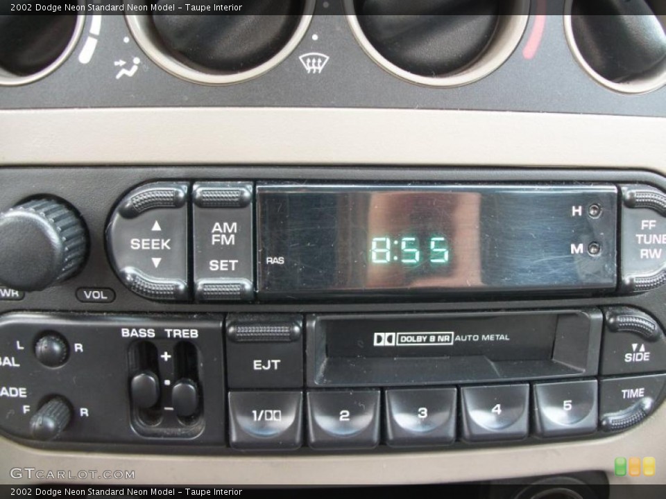 Taupe Interior Controls for the 2002 Dodge Neon  #47448943