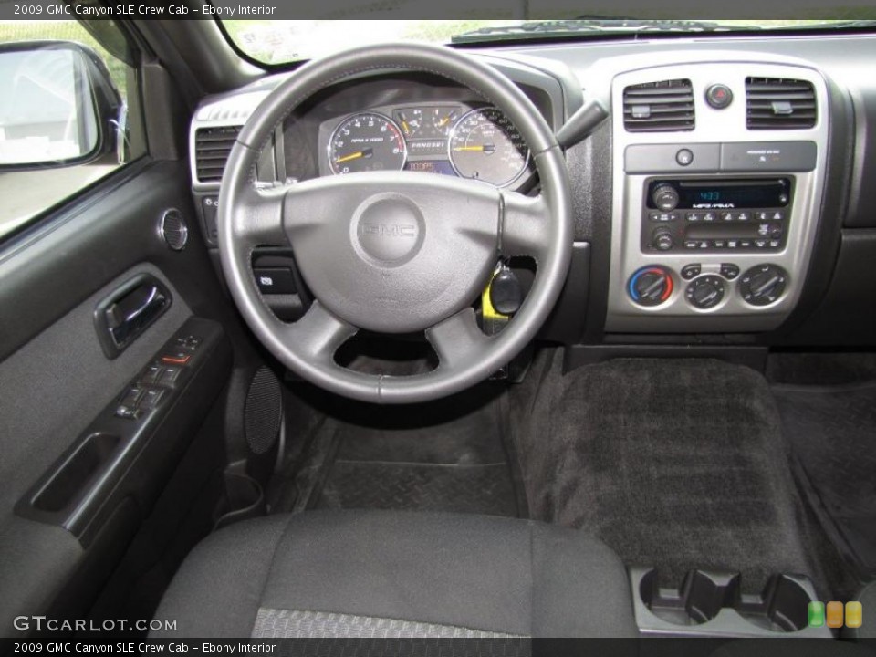 Ebony Interior Dashboard for the 2009 GMC Canyon SLE Crew Cab #47449465