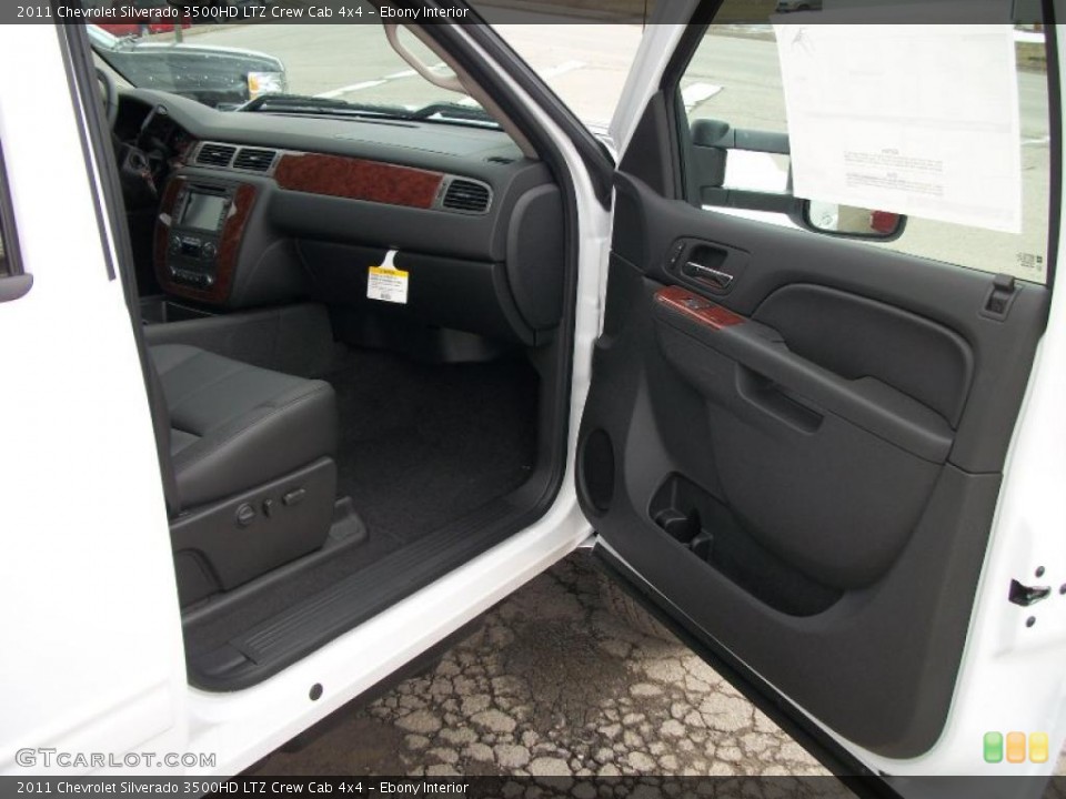 Ebony Interior Photo for the 2011 Chevrolet Silverado 3500HD LTZ Crew Cab 4x4 #47450575