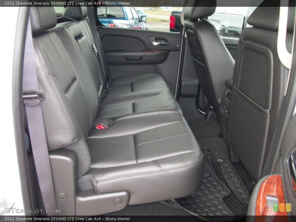 Ebony Interior Photo for the 2011 Chevrolet Silverado 3500HD LTZ Crew Cab 4x4 #47450632