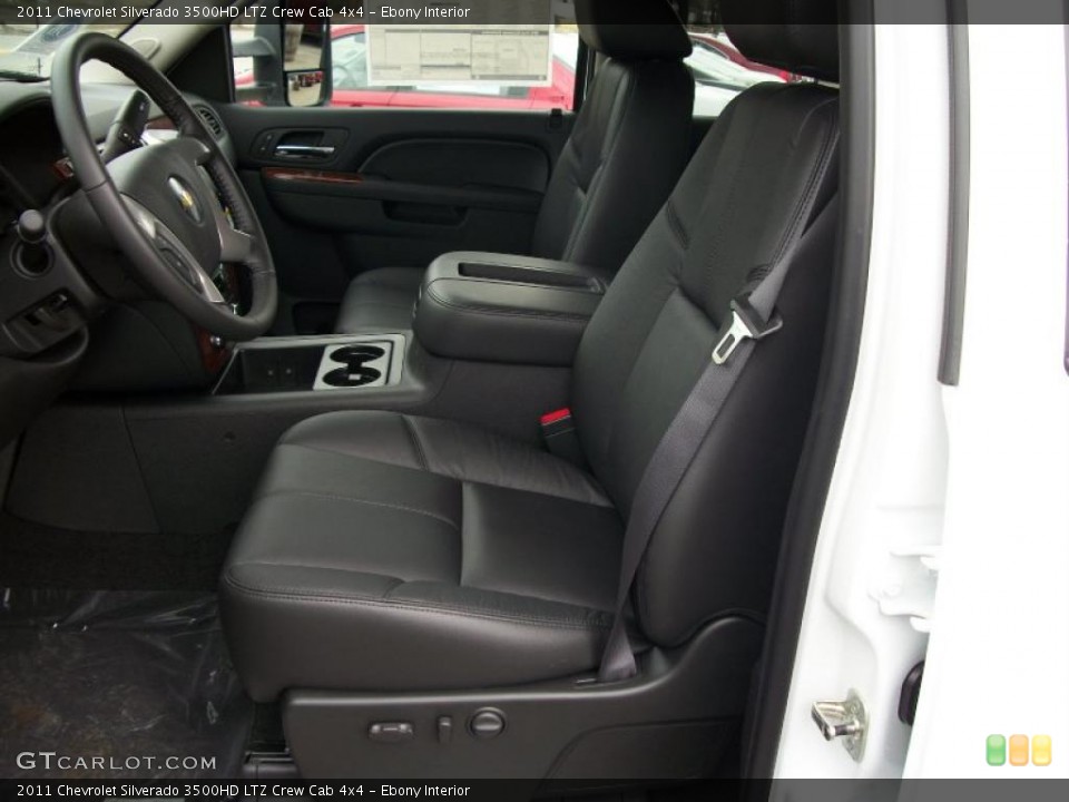 Ebony Interior Photo for the 2011 Chevrolet Silverado 3500HD LTZ Crew Cab 4x4 #47450746