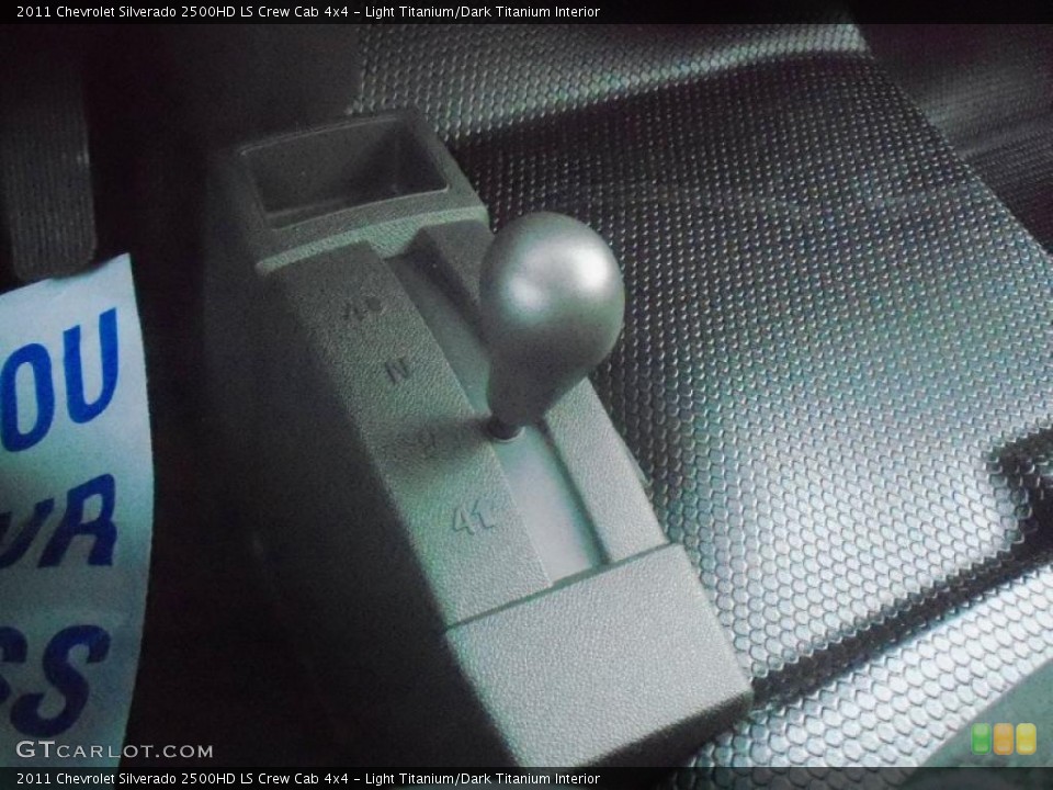 Light Titanium/Dark Titanium Interior Controls for the 2011 Chevrolet Silverado 2500HD LS Crew Cab 4x4 #47451475