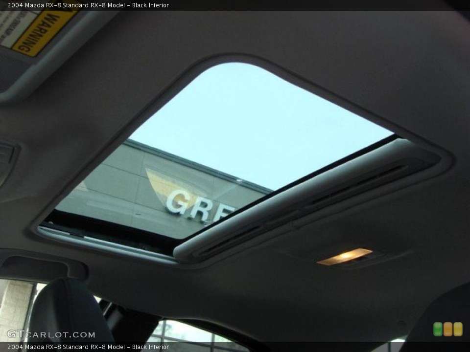 Black Interior Sunroof for the 2004 Mazda RX-8  #47451820