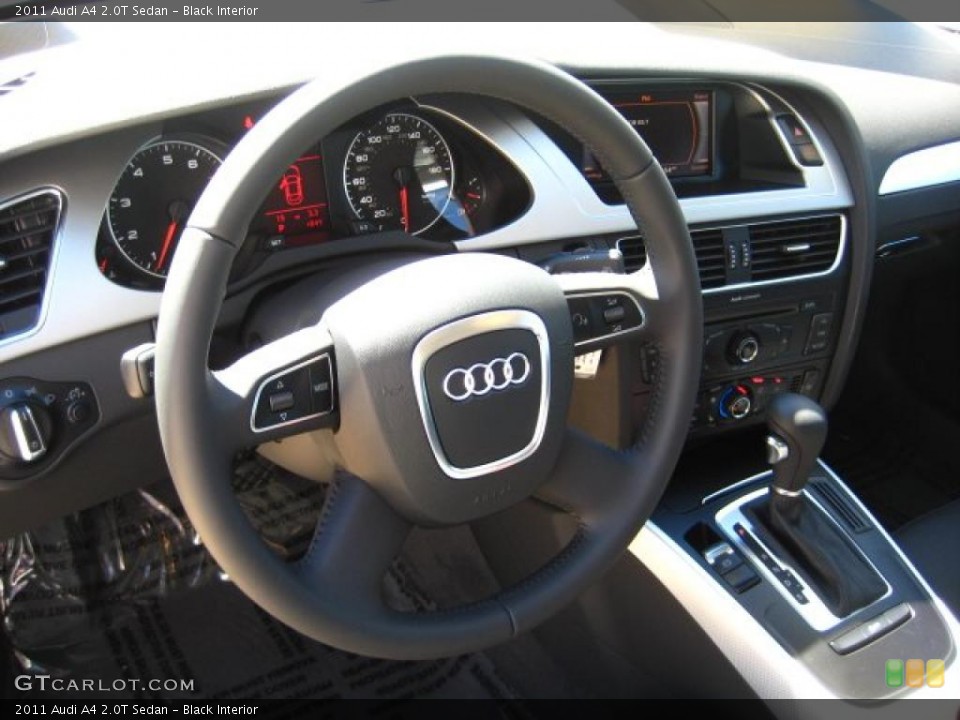 Black Interior Steering Wheel for the 2011 Audi A4 2.0T Sedan #47453497