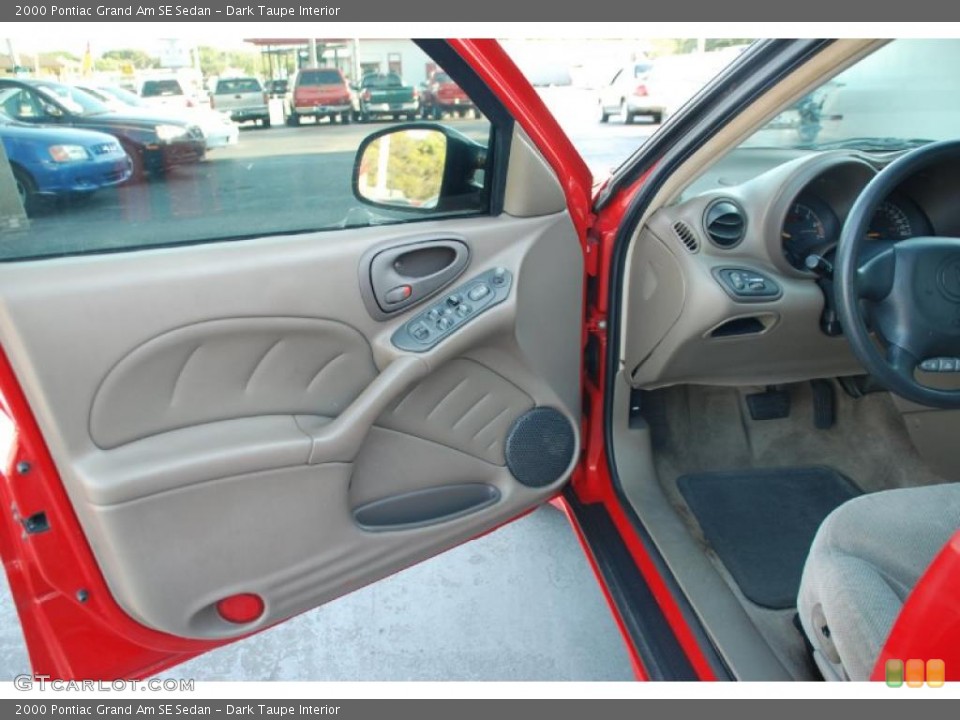 Dark Taupe Interior Door Panel for the 2000 Pontiac Grand Am SE Sedan #47455213