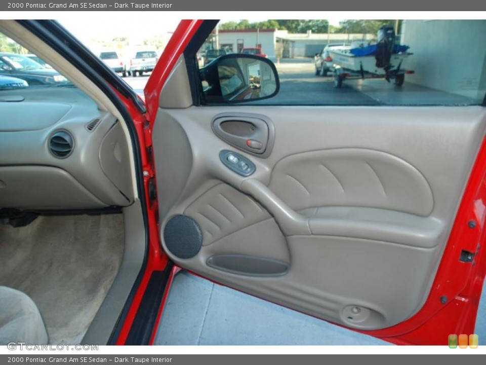 Dark Taupe Interior Door Panel for the 2000 Pontiac Grand Am SE Sedan #47455225