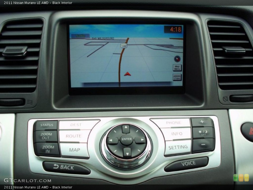 Black Interior Navigation for the 2011 Nissan Murano LE AWD #47455486