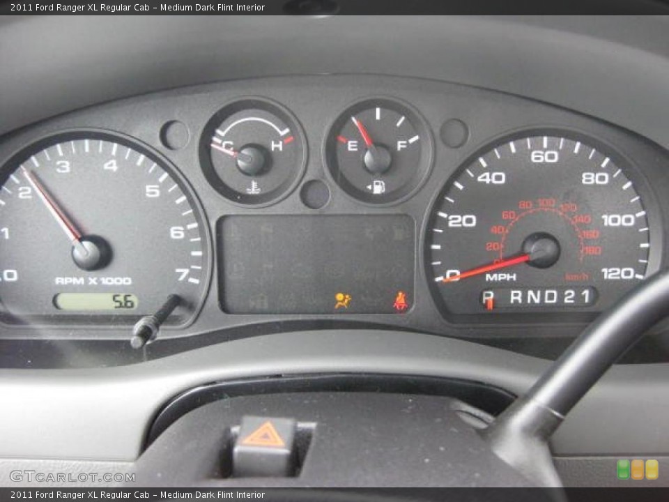 Medium Dark Flint Interior Gauges for the 2011 Ford Ranger XL Regular Cab #47455921