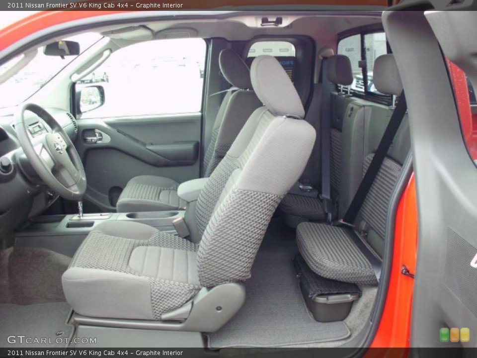 Graphite Interior Photo for the 2011 Nissan Frontier SV V6 King Cab 4x4 #47456644