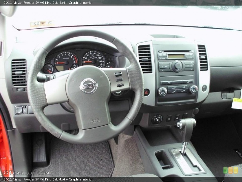 Graphite Interior Photo for the 2011 Nissan Frontier SV V6 King Cab 4x4 #47456653