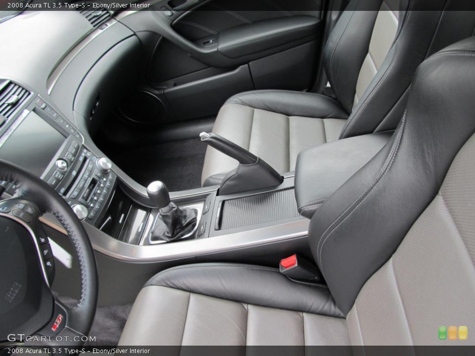 Ebony/Silver Interior Photo for the 2008 Acura TL 3.5 Type-S #47456965