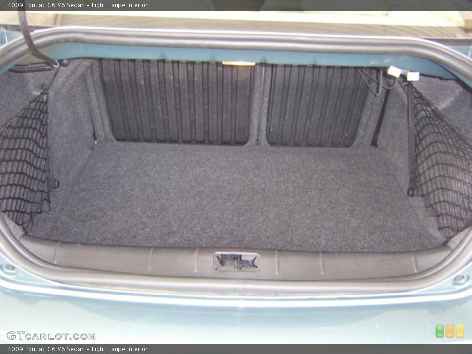 Light Taupe Interior Trunk for the 2009 Pontiac G6 V6 Sedan #47457100
