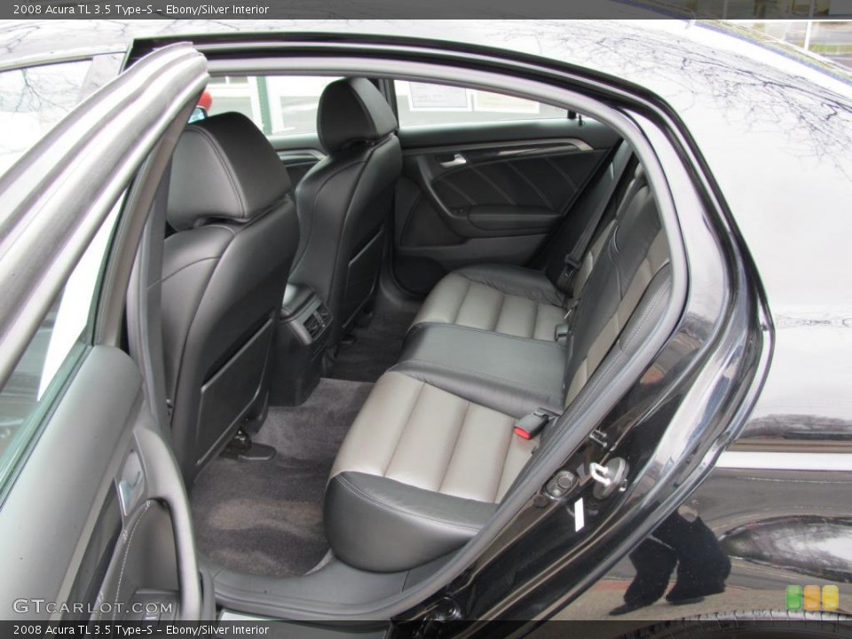 Ebony/Silver Interior Photo for the 2008 Acura TL 3.5 Type-S #47457103