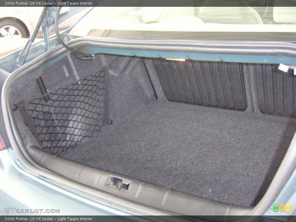 Light Taupe Interior Trunk for the 2009 Pontiac G6 V6 Sedan #47457115
