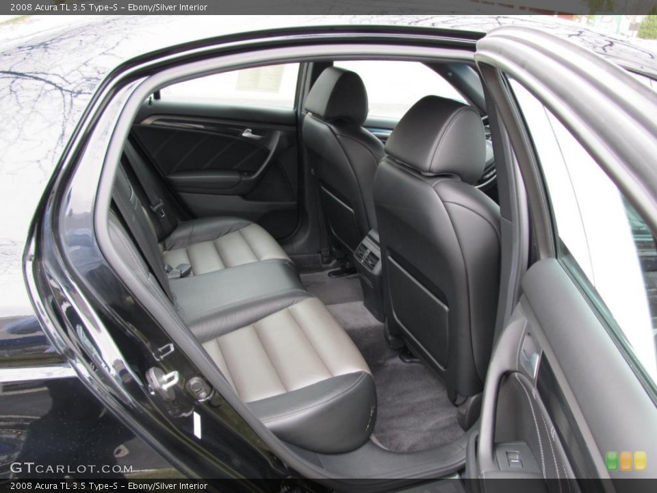 Ebony/Silver Interior Photo for the 2008 Acura TL 3.5 Type-S #47457142