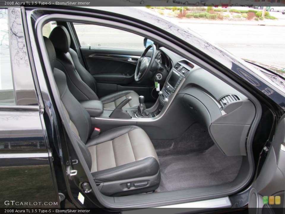 Ebony/Silver Interior Photo for the 2008 Acura TL 3.5 Type-S #47457157