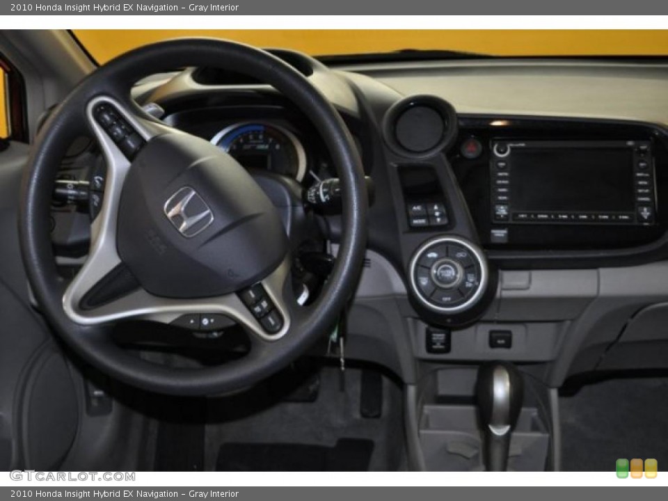 Gray Interior Dashboard for the 2010 Honda Insight Hybrid EX Navigation #47457268