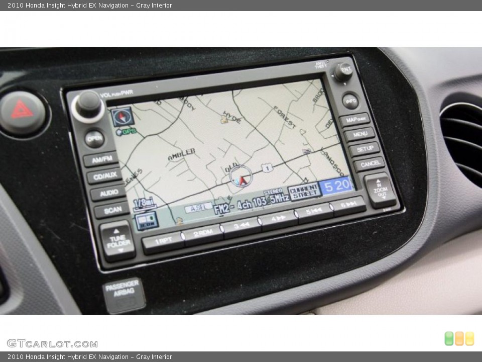 Gray Interior Navigation for the 2010 Honda Insight Hybrid EX Navigation #47457919