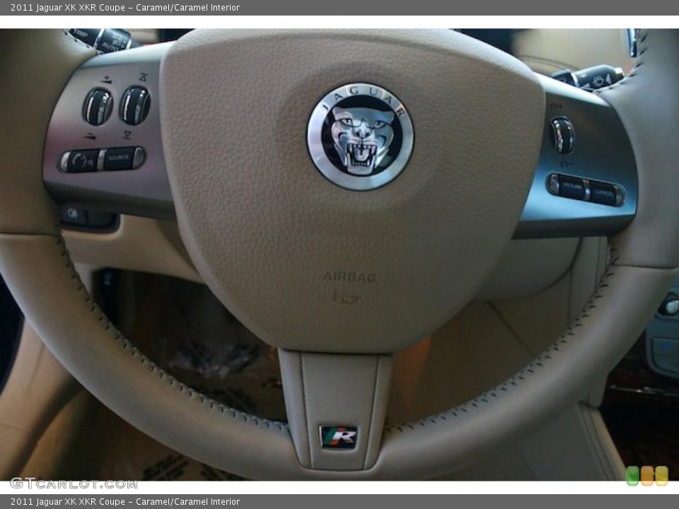 Caramel/Caramel Interior Steering Wheel for the 2011 Jaguar XK XKR Coupe #47463856