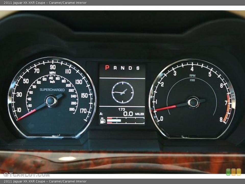 Caramel/Caramel Interior Gauges for the 2011 Jaguar XK XKR Coupe #47463922