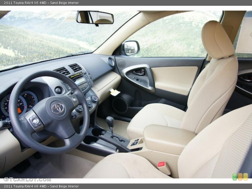 Sand Beige Interior Photo for the 2011 Toyota RAV4 V6 4WD #47466076