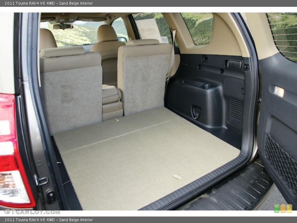 Sand Beige Interior Trunk for the 2011 Toyota RAV4 V6 4WD #47466118
