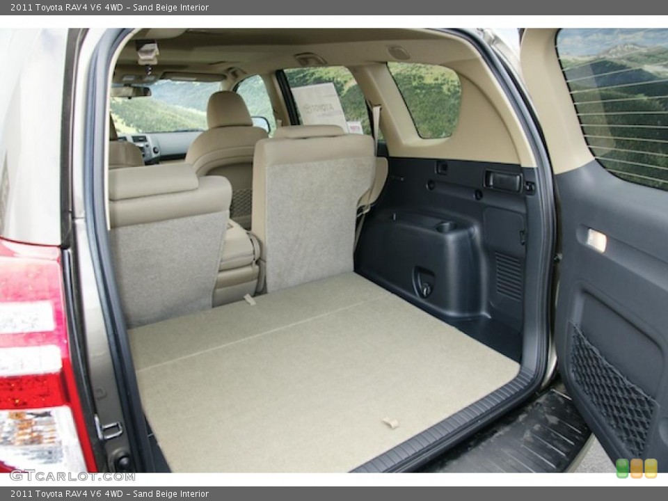 Sand Beige Interior Trunk for the 2011 Toyota RAV4 V6 4WD #47466445