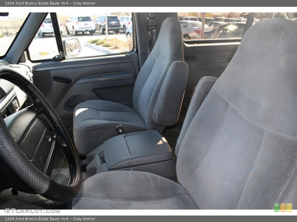 Gray Interior Photo for the 1994 Ford Bronco Eddie Bauer 4x4 #47470111