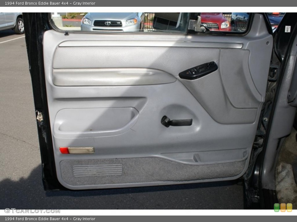 Gray Interior Door Panel for the 1994 Ford Bronco Eddie Bauer 4x4 #47470189